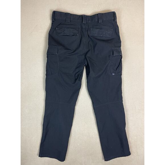 5.11 Tactical Series Pants Mens 34x34 Black Cargo Regular Fit Elastic Waist - Picture 12 of 13